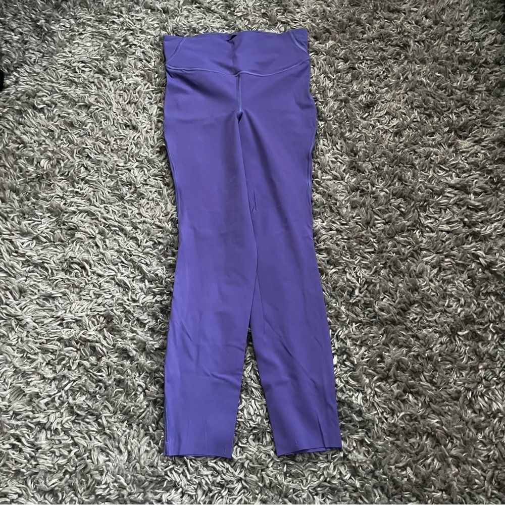Lululemon base pace 25” leggings charged indigo size 6